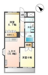 シャインブルーの物件間取画像